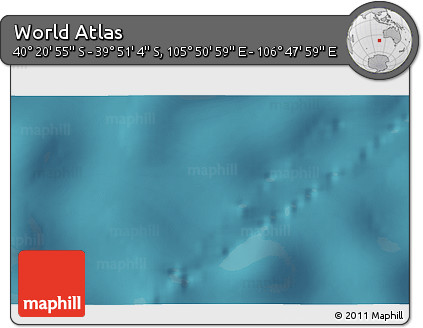 Satellite 3D Map of the Area around 40° 6' 0" S, 106° 19' 29" E