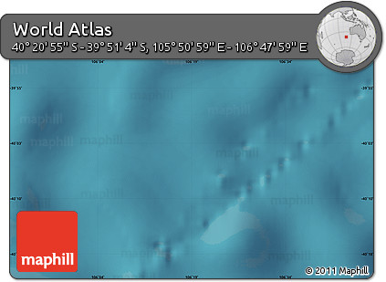 Satellite Map of the Area around 40° 6' 0" S, 106° 19' 29" E
