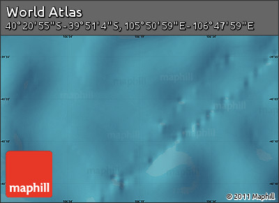 Satellite Map of the Area around 40° 6' 0" S, 106° 19' 29" E