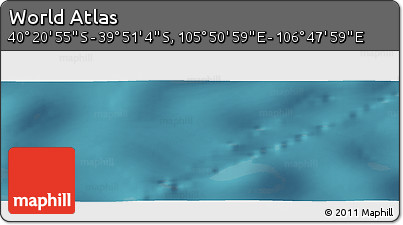 Satellite Panoramic Map of the Area around 40° 6' 0" S, 106° 19' 29" E