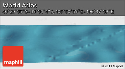 Satellite Panoramic Map of the Area around 40° 6' 0" S, 106° 19' 29" E