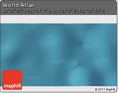 Satellite 3D Map of the Area around 40° 6' 0" S, 108° 52' 30" E