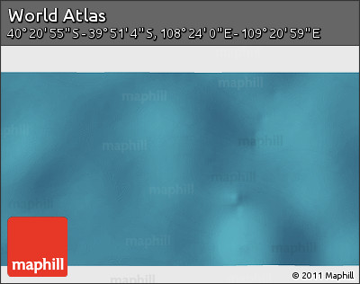 Satellite 3D Map of the Area around 40° 6' 0" S, 108° 52' 30" E