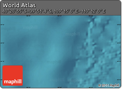 Satellite Map of the Area around 40° 6' 0" S, 109° 43' 29" E