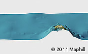 Satellite Panoramic Map of the area around 40° 6' 0" S, 10° 7' 30" W
