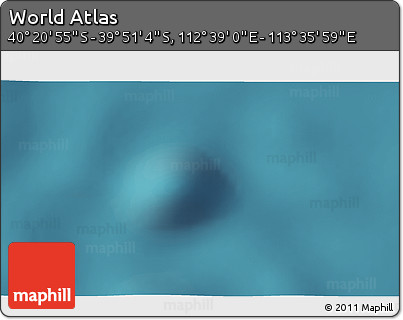 Satellite 3D Map of the Area around 40° 6' 0" S, 113° 7' 30" E