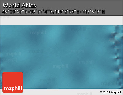 Satellite 3D Map of the Area around 40° 6' 0" S, 116° 31' 30" E