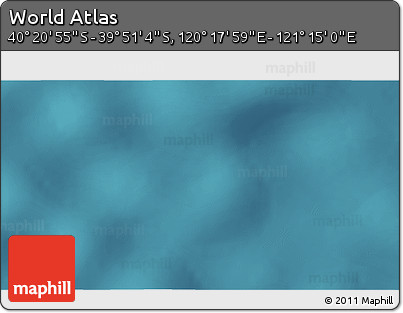 Satellite 3D Map of the Area around 40° 6' 0" S, 120° 46' 30" E