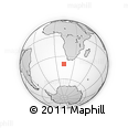 Outline Map of the Area around 40° 6' 0" S, 12° 49' 29" E, rectangular outline