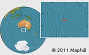 Satellite Location Map of the area around 40° 6' 0" S, 130° 7' 30" E