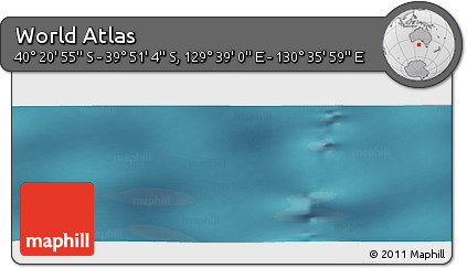 Satellite Panoramic Map of the Area around 40° 6' 0" S, 130° 7' 30" E