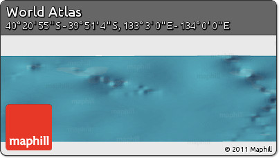 Satellite Panoramic Map of the Area around 40° 6' 0" S, 133° 31' 30" E