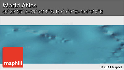 Satellite Panoramic Map of the Area around 40° 6' 0" S, 133° 31' 30" E