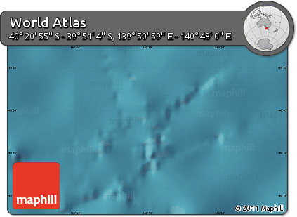 Satellite Map of the Area around 40° 6' 0" S, 140° 19' 29" E