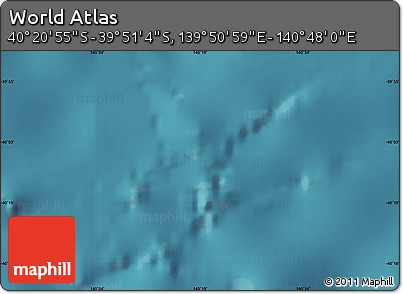 Satellite Map of the Area around 40° 6' 0" S, 140° 19' 29" E