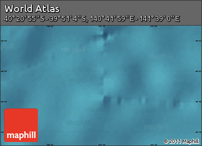 Satellite Map of the Area around 40° 6' 0" S, 141° 10' 30" E