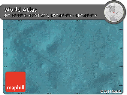 Satellite Map of the Area around 40° 6' 0" S, 146° 16' 30" E