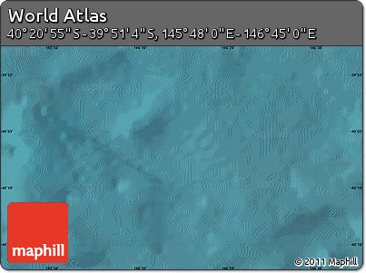 Satellite Map of the Area around 40° 6' 0" S, 146° 16' 30" E