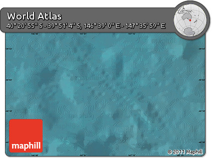 Satellite Map of the Area around 40° 6' 0" S, 147° 7' 30" E