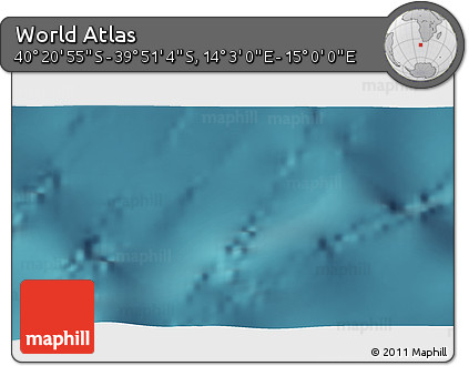 Satellite 3D Map of the Area around 40° 6' 0" S, 14° 31' 30" E