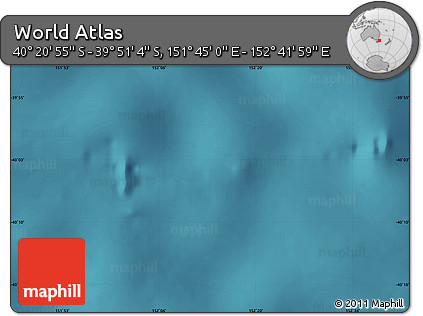 Satellite Map of the Area around 40° 6' 0" S, 152° 13' 29" E