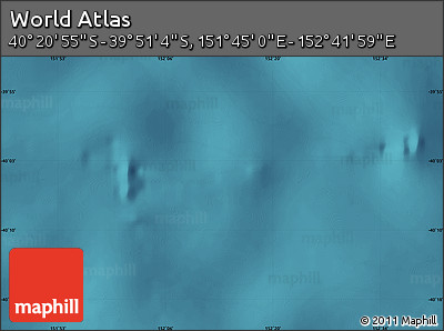 Satellite Map of the Area around 40° 6' 0" S, 152° 13' 29" E