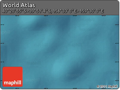 Satellite Map of the Area around 40° 6' 0" S, 159° 1' 30" E