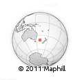 Outline Map of the Area around 40° 6' 0" S, 159° 52' 30" E, rectangular outline