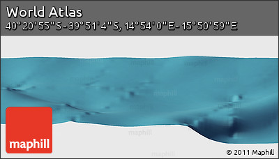 Satellite Panoramic Map of the Area around 40° 6' 0" S, 15° 22' 30" E