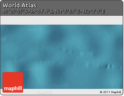 Satellite 3D Map of the Area around 40° 6' 0" S, 161° 34' 29" E