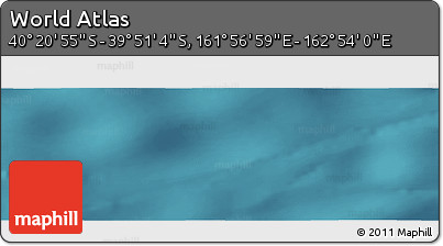 Satellite Panoramic Map of the Area around 40° 6' 0" S, 162° 25' 30" E