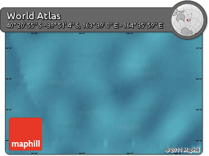 Satellite Map of the Area around 40° 6' 0" S, 164° 7' 30" E