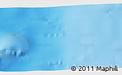 Physical 3D Map of the area around 40° 6' 0" S, 166° 40' 30" E