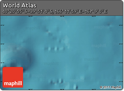 Satellite Map of the Area around 40° 6' 0" S, 166° 40' 30" E