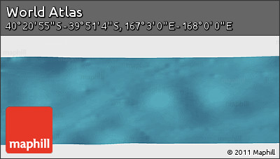 Satellite Panoramic Map of the Area around 40° 6' 0" S, 167° 31' 30" E
