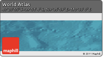 Satellite Panoramic Map of the Area around 40° 6' 0" S, 170° 4' 29" E