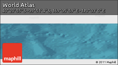 Satellite Panoramic Map of the Area around 40° 6' 0" S, 170° 4' 29" E
