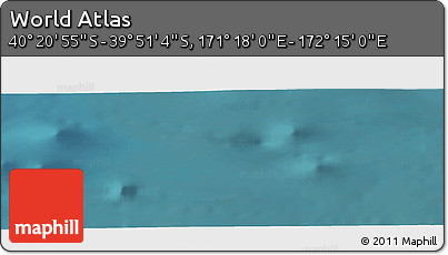 Satellite Panoramic Map of the Area around 40° 6' 0" S, 171° 46' 30" E
