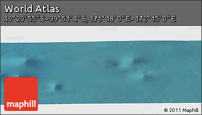 Satellite Panoramic Map of the Area around 40° 6' 0" S, 171° 46' 30" E