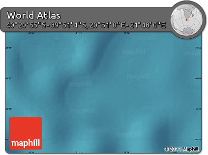 Satellite Map of the Area around 40° 6' 0" S, 21° 19' 30" E