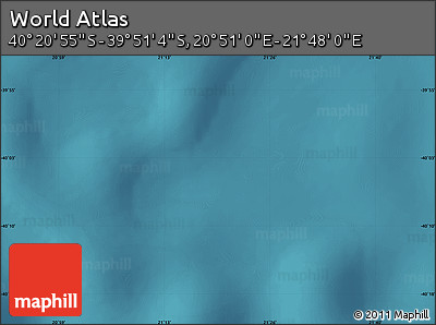 Satellite Map of the Area around 40° 6' 0" S, 21° 19' 30" E