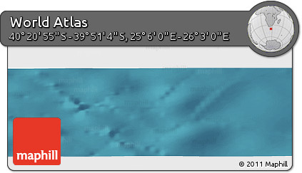 Satellite Panoramic Map of the Area around 40° 6' 0" S, 25° 34' 30" E