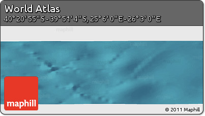 Satellite Panoramic Map of the Area around 40° 6' 0" S, 25° 34' 30" E