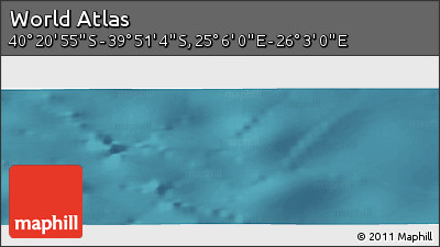Satellite Panoramic Map of the Area around 40° 6' 0" S, 25° 34' 30" E