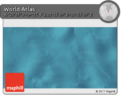 Satellite 3D Map of the Area around 40° 6' 0" S, 26° 25' 29" E