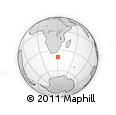 Outline Map of the Area around 40° 6' 0" S, 30° 40' 29" E, rectangular outline