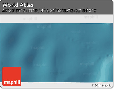 Satellite 3D Map of the Area around 40° 6' 0" S, 32° 22' 30" E