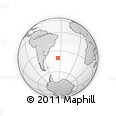 Outline Map of the Area around 40° 6' 0" S, 34° 46' 29" W, rectangular outline