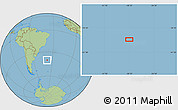 Savanna Style Location Map of the area around 40° 6' 0" S, 38° 10' 29" W
