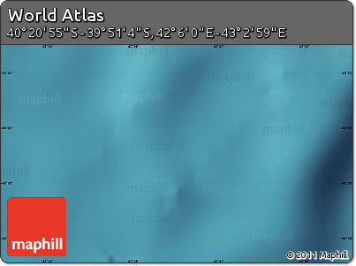 Satellite Map of the Area around 40° 6' 0" S, 42° 34' 30" E
